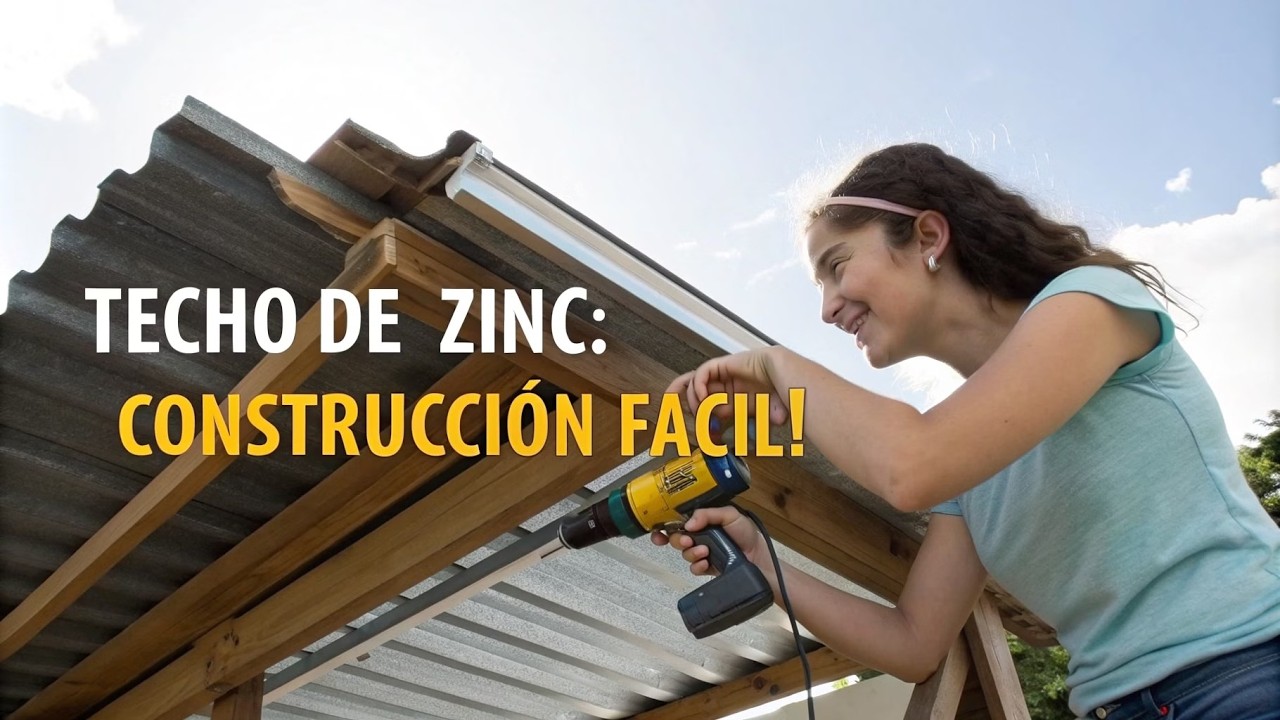 🏠 Cómo Construir un Techo de Chapas de Zinc: ¡Fácil y Rápido! - YouTube