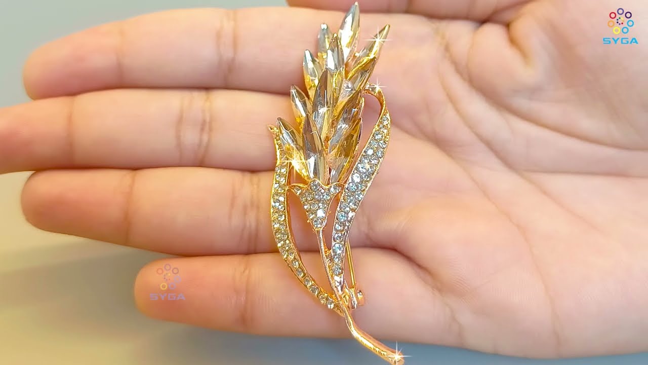 SYGA Brooch Pin Fashion Crystal Rhinestone Jewellery Pin Vintage BROOCH FOR WOMEN