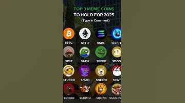 Top Meme and Altcoin To Hold For 2025! #btc #etc #cryptocurrency #etf #nft #coins #memecoin #sui