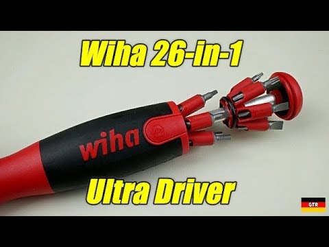 Wiha 77786 Ultra Screwdriver 26inOne Tradesman and BiCut Compound Cutters 