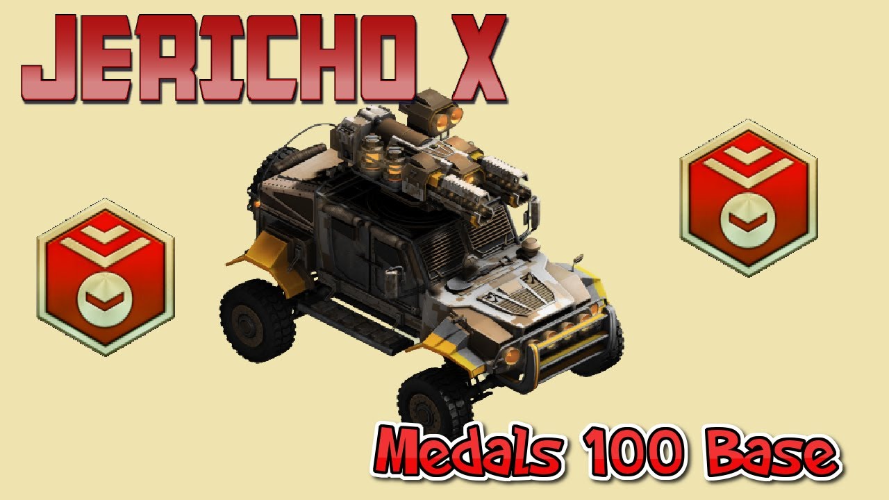 War Commander - Jericho V's Highway Zealots 100 - Medals Base.