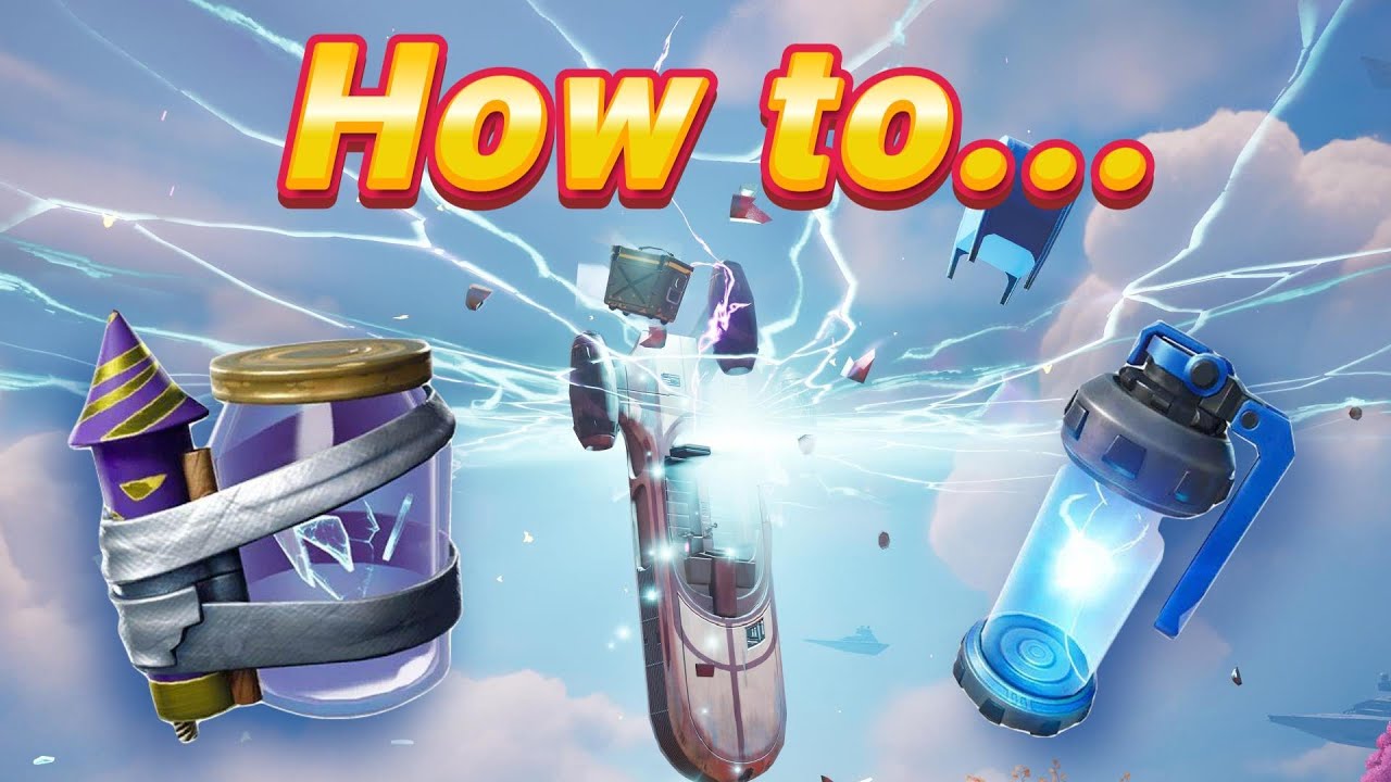 How to Hit opponents with Shield Breaker EMP's or Junk Rifts - Fortnite Week 4 Weekly Quest: