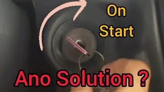 TOYOTA COROLLA 1995 KEY IGNITION WOn't TURN ON TO ACC,ON , START , THE KEY STUCK