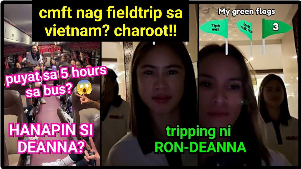 RON-DEANNA kulitan? chocomucho haggard, puyat sa byahe?   #deannawong #chocomuchoflyingtitans