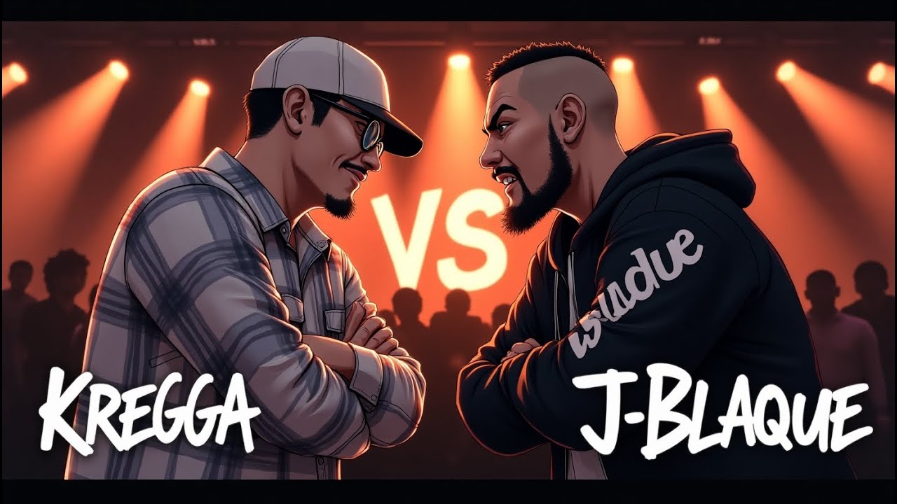 🎤 Fliptop - Kregga vs J-Blaque Reimagined | FlipTop AI Remix 🔥 | BardagulBeats