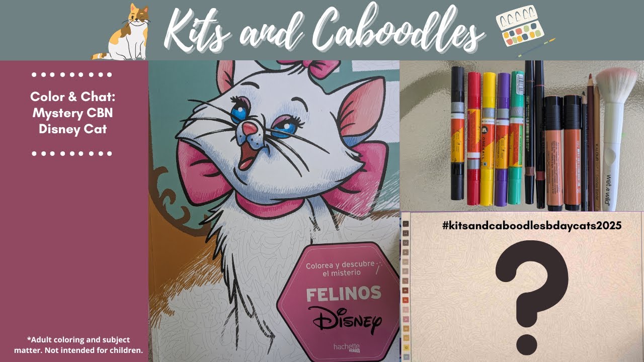Color & Chat: Mystery CBN Disney Cat