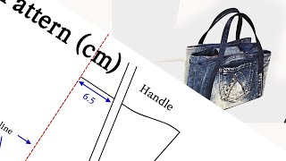 EJ-Pattern 190/Pattern information/세 공간 토트백 / Three space tote bag/DIY/CRAFTS/패턴 공유