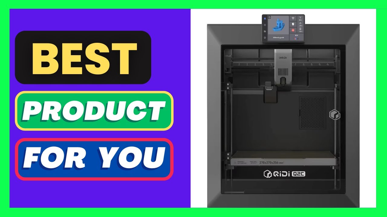 QIDI Q2 FDM 3D Printer Upgrade AI Camera Enclosed 65℃ Heated