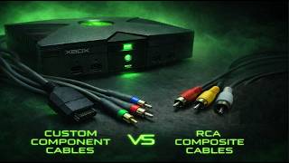 Custom Component Cables vs OEM Composite Cables for the OG XBOX