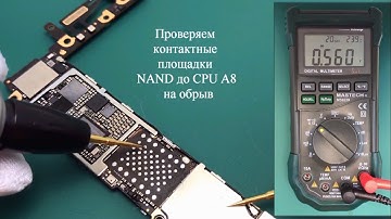 IPhone diagnostic 6 error 9 CPU - NAND fix