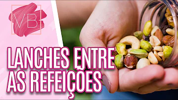 O que comer entre o almoço e jantar?