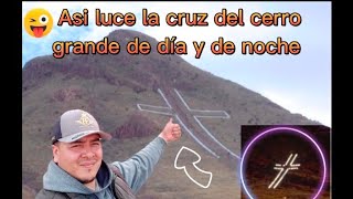Subiendo parte del cerro grande para poder llegar a la cruz