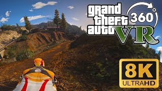 GTA 360 VR VIDEO 8K | Motorbike
