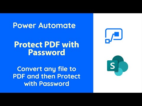 PowerAutomate - Protect PDF with Password