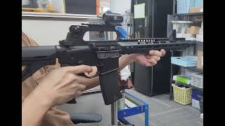 Testing The Dytac Noveske A2 Carry Handle Chainsaw Mws Gbb Using Enhanced Mws Piston Head 19.1Mm