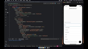 Flutter UI | Searchable Dropdown Package Example