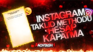 Instagram Hesap Nasıl Kapatılır 2023 Aktif Güncel Method