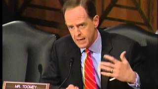 Sen. Toomey Questions SEC Nominee Mary Jo White At Senate Banking Hearing