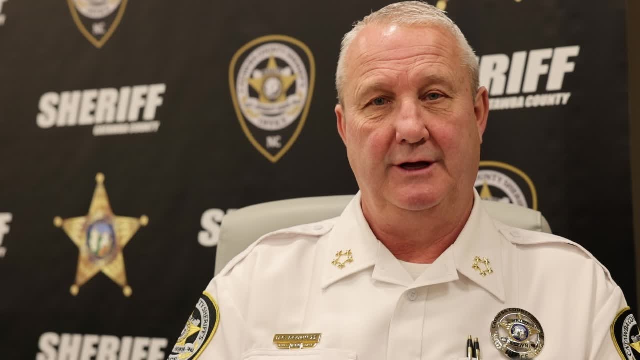 Catawba County sheriff speaks about new task force investigating repeat violent crime offenders