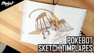 Pokebot Sketch Timelapse - Pidgeot