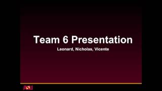 Team 6 Presentation - FSE 100 Project Proposal