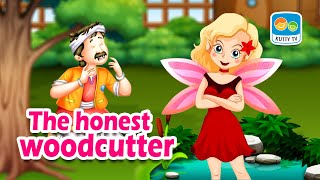 The Honest Woodcutter | Stories for Kids | English Fairy Tales | Kutty Tv Global Guide