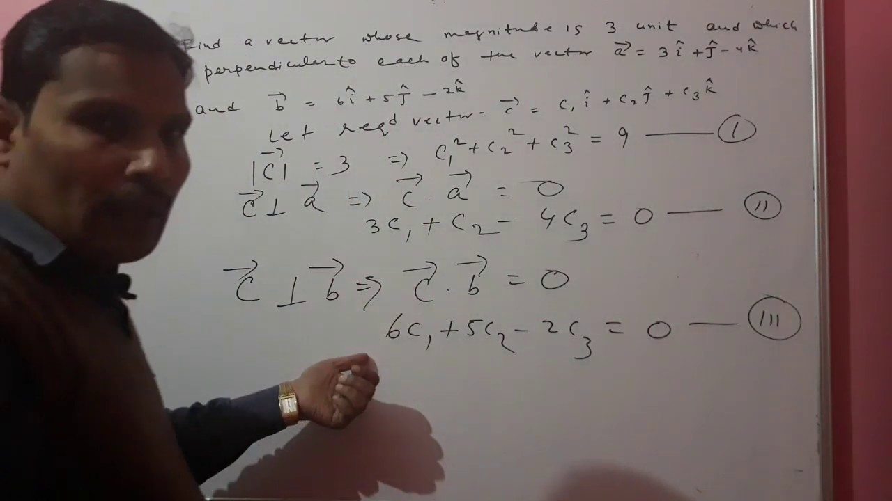 Maths for Class 12 Vector [Part-5](all varieties of questions) - YouTube