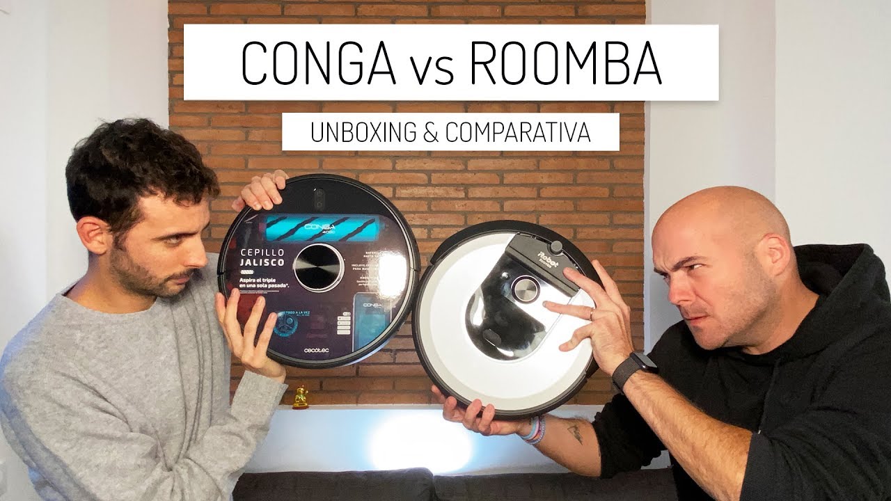 Conga 6090 Ultra vs Roomba i7 🔥 COMPARATIVA (con prueba limpieza) 