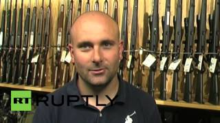 Denmark: Europe's biggest gun store attracts gun lovers on opener