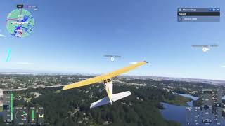 Cessna 172 skyhawk Aerial Advertising Microsoft Flight Simulator 2024