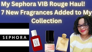 My Sephora VIB Rouge Haul|7 New Fragrances + A Big Announcement|My Perfume Collection 2023