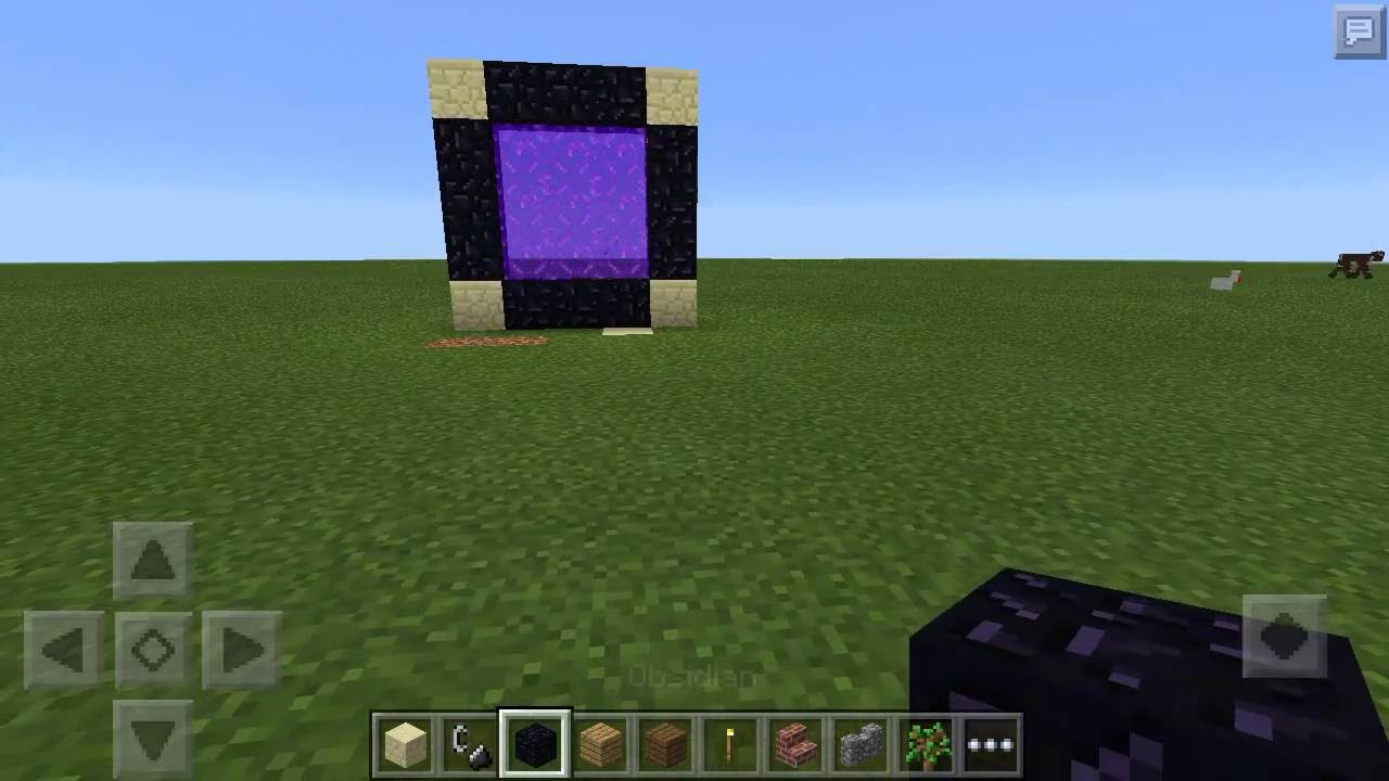 Minecraft Pe 0 15 0 How To Make Portal 16 Youtube