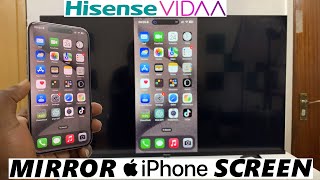 Hisense VIDAA Smart TV: How To Screen Mirror iPhone screenshot 4