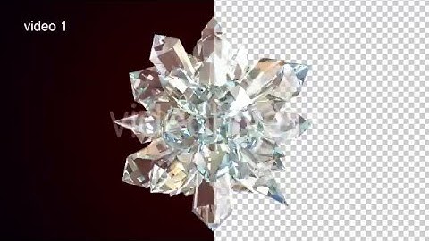 White Crystal Motion Graphics Animation 3D Element