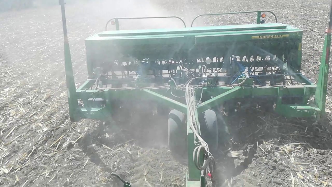 Drilling Oats and Medium Red Clover YouTube