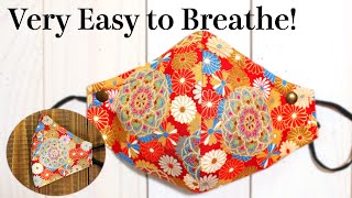 New style mask - Very easy to breathe｜The mask does not touch nose & mouth @DIY Trefa