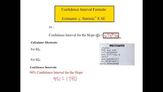 Statistics - Linear Regression Inference
