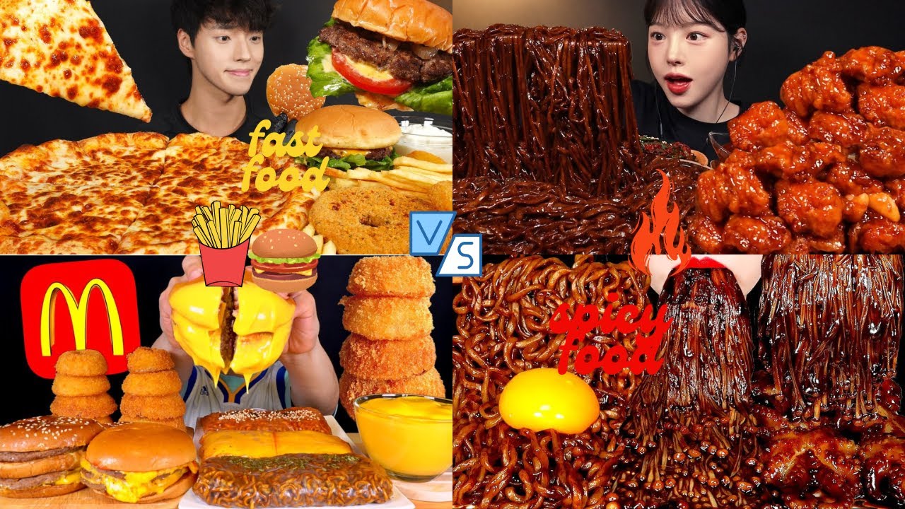 Fast Food 🆚 Spicy Food | Ultimate Taste Battle 🔥