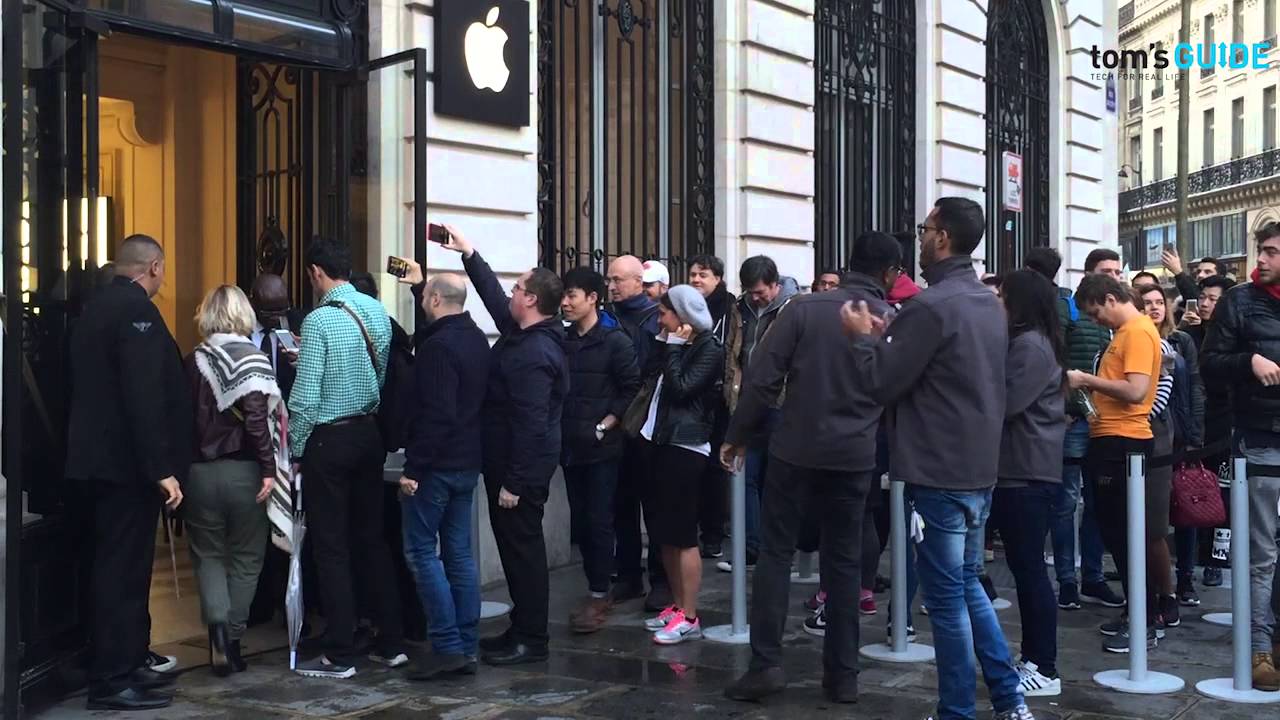 Lancement de l'iPhone 6s en France (Apple Expo Opéra) - YouTube