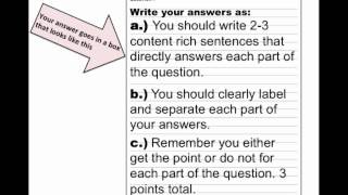 How to do the Short Answer Section for APUSH
