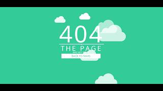 Wonderfull 404 Page || HTML CSS Animation