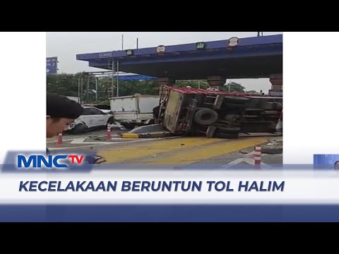 MENGERIKAN! Terjadi Kecelakaan Beruntun di Gerbang Tol Halim Utama - LIS 27/03
