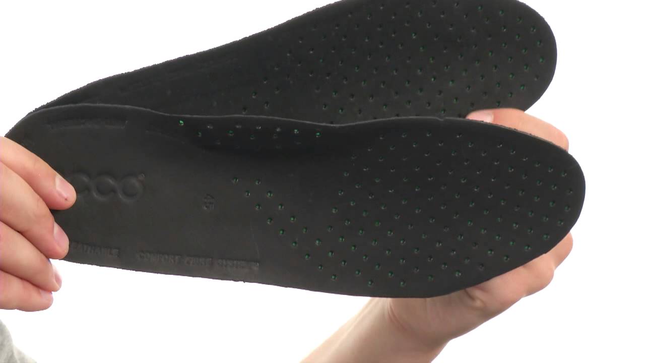 ECCO Comfort Fiber Leather Insole SKU:8421810 - YouTube