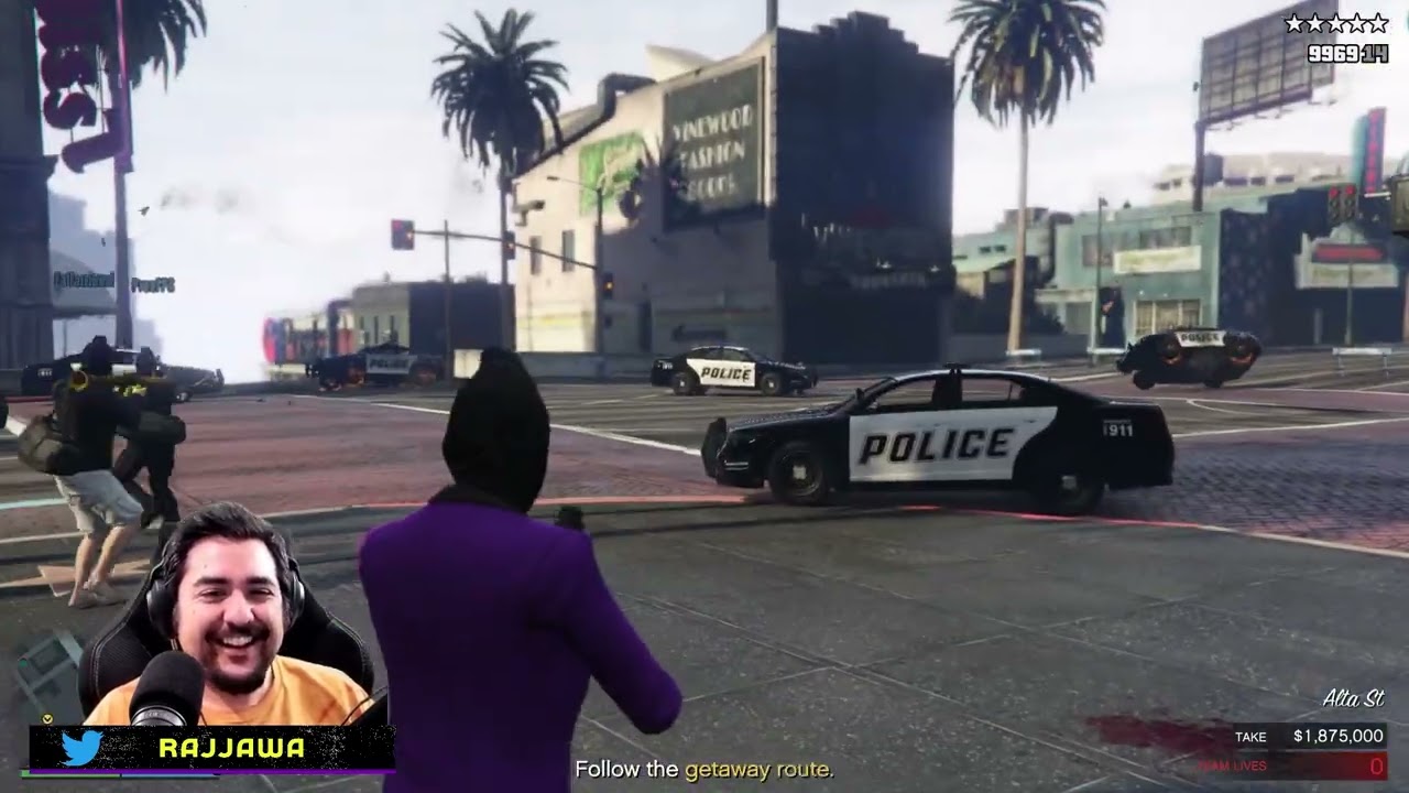 🏦 GTA Online Heist Madness: Beach Fights, Biker Fails & a Ninja Exit Gone Wrong 🪂💸