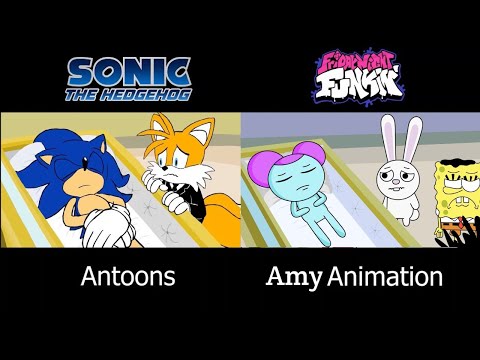 Sonic's Funeral x Pibby Funeral | Animation Comparison
