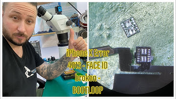 ADVANCED REPAIRS - iPHONE X WITH BOOTLOOP - ERROR 4013 - FACE-ID BROKEN - ICC PRO