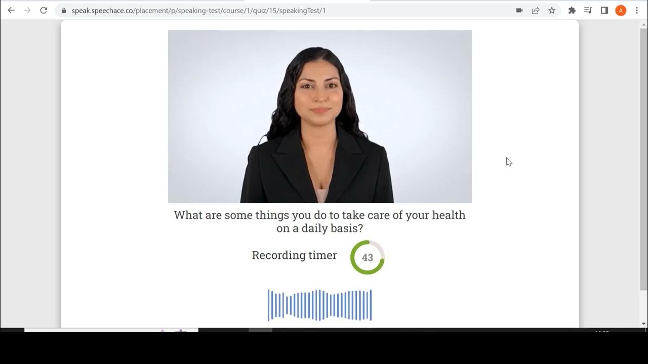 Speechace speaking test youtube