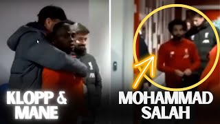 Klopp hugged Mane then Salah appeared. Watch the reaction.