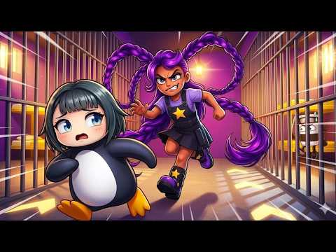 I Escaped LILY LOVEBRAIDS Prison Run… But I’m GUGUGAGA Penguin! (New Roblox Obby)