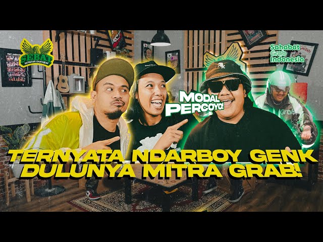 NDARBOY GENK MODAL PERCOYO, DARI MITRA GRAB, SAMPE JADI VOKALIS TERKENAL! - Podcast Seputar Sahabat class=